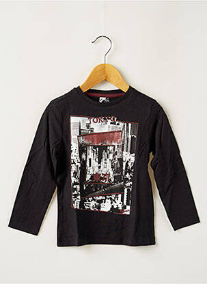 Tricou negru 3 POMMES băiat