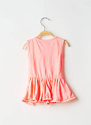 Rochie midi fără mâneci fără mâneci roz 3 POMMES fată