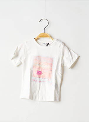 Tricou alb 3 POMMES fată