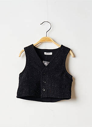 Vestă fără mâneci negru 3 POMMES băiat