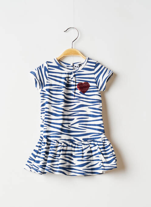 Rochie midi albastru 3 POMMES fată