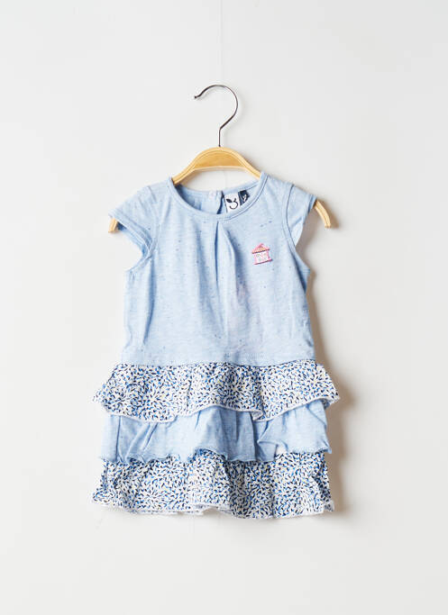 Rochie midi albastru 3 POMMES fată