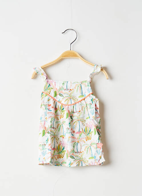 Top alb 3 POMMES fată