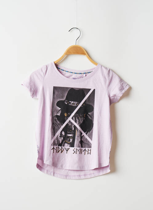 Tricou violet TEDDY SMITH fată