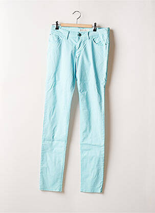 Pantalon slim elasticitate albastru TEDDY SMITH fată