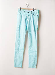 Pantalon slim elasticitate albastru TEDDY SMITH fată