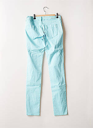 Pantalon slim elasticitate albastru TEDDY SMITH fată