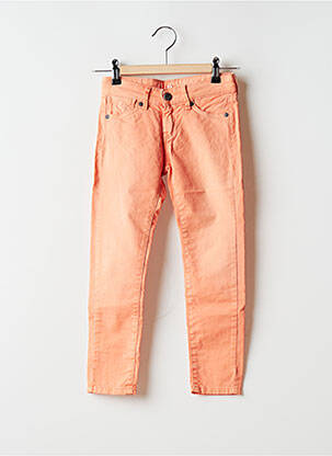 Pantalon slim portocaliu PEPE JEANS fată