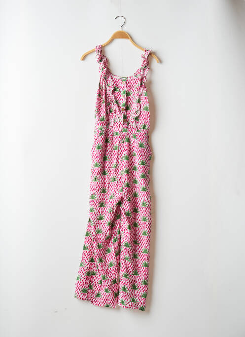 Salopetă-pantalon roz TEDDY SMITH fată