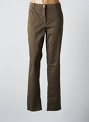 Pantalon slim verde GARDEUR femeie