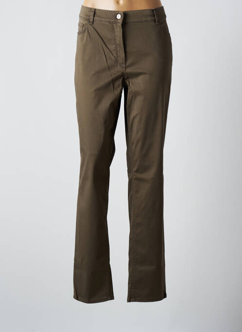 Pantalon slim verde GARDEUR femeie