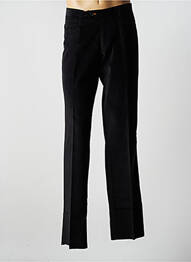 Pantalon slim închidere cu fermoar sub clapetă cu nasturi mărime normală negru KAMAO bărbat