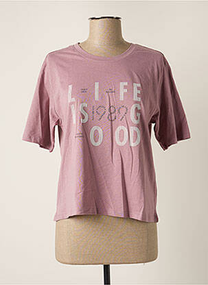 Tricou violet TEDDY SMITH fată