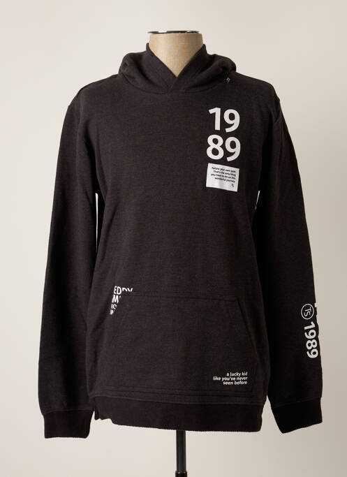 Hanorac cu glugă gri TEDDY SMITH băiat