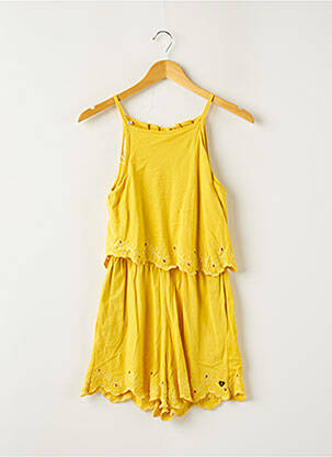 Salopetă scurtă galben TEDDY SMITH fată