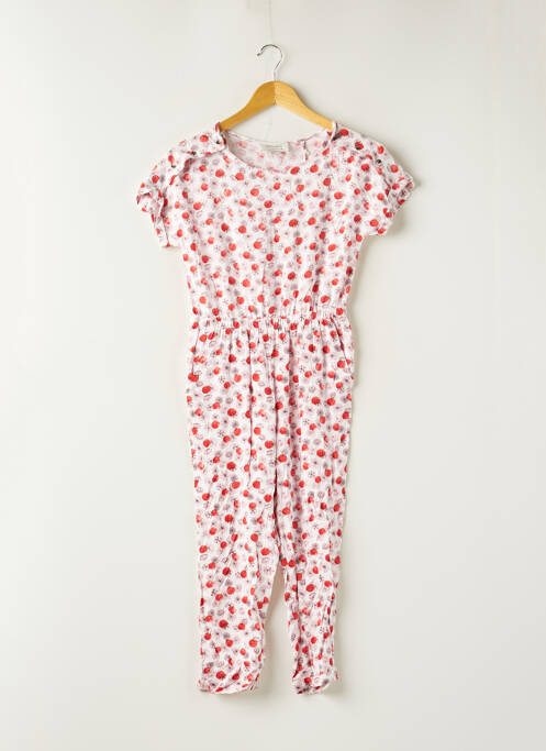 Salopetă-pantalon roșu TEDDY SMITH fată