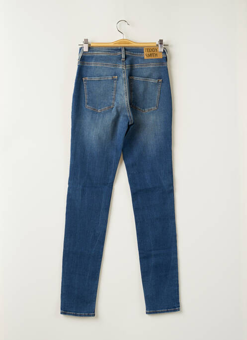 Blugi cu croială slim albastru TEDDY SMITH fată