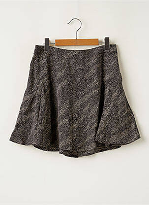 Fustă midi negru LE TEMPS DES CERISES fată