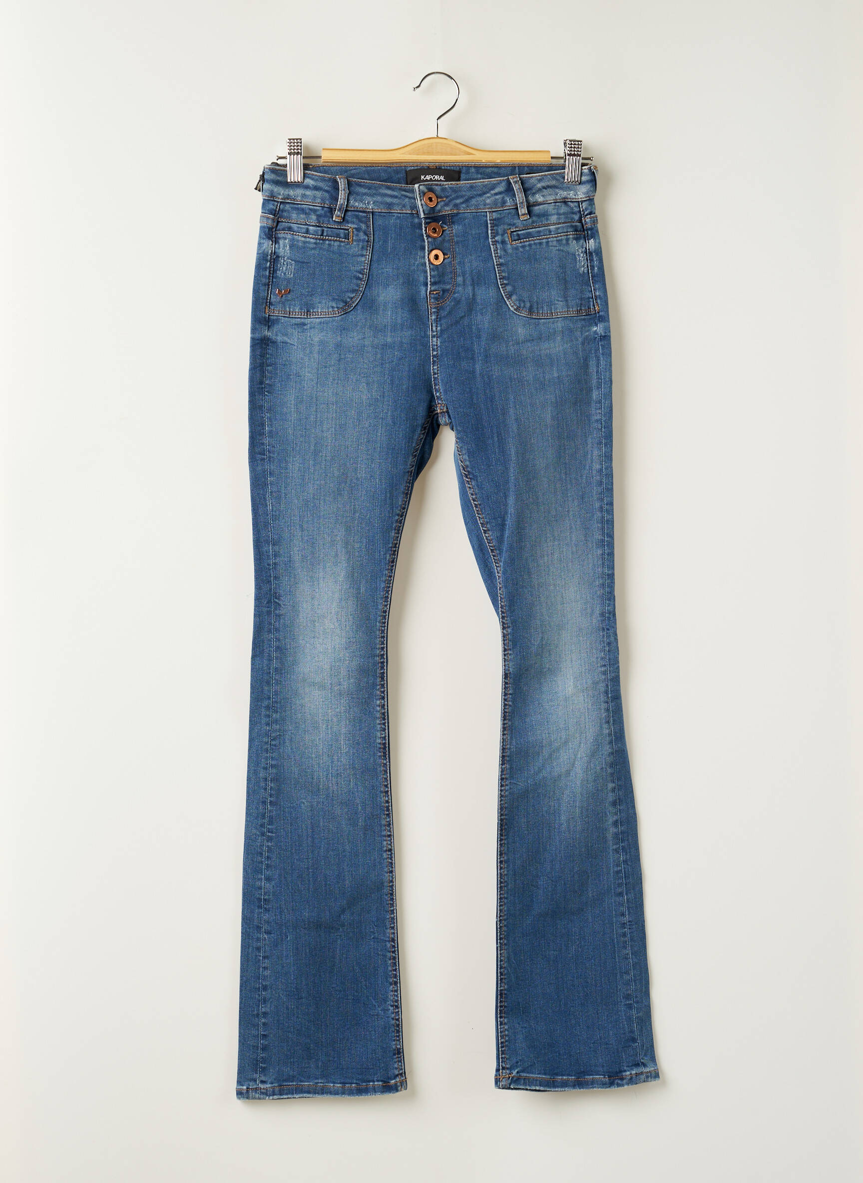 Blugi cu croială slim selecție denim albastru KAPORAL fată