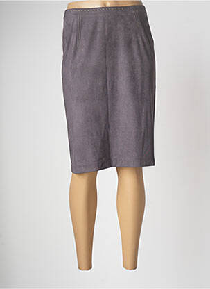 Fustă midi gri EVA KAYAN femeie