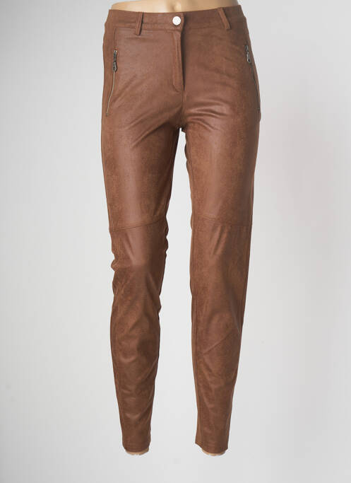 Pantalon slim maro LE COMTE femeie
