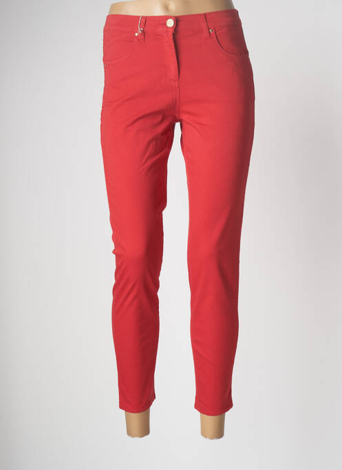 Pantalon 7/8 roșu EAST DRIVE femeie