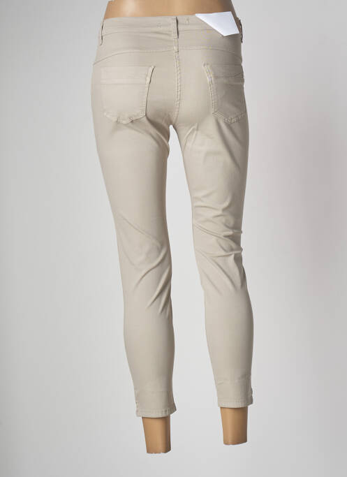 Pantalon 7/8 elasticitate mărime normală bej EAST DRIVE femme