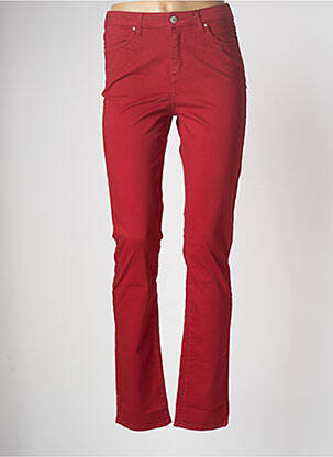 Pantalon slim roșu KANOPE femeie