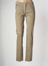Pantalon drept elasticitate mărime normală verde JOCAVI femme