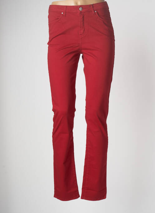 Pantalon slim roșu KANOPE femeie