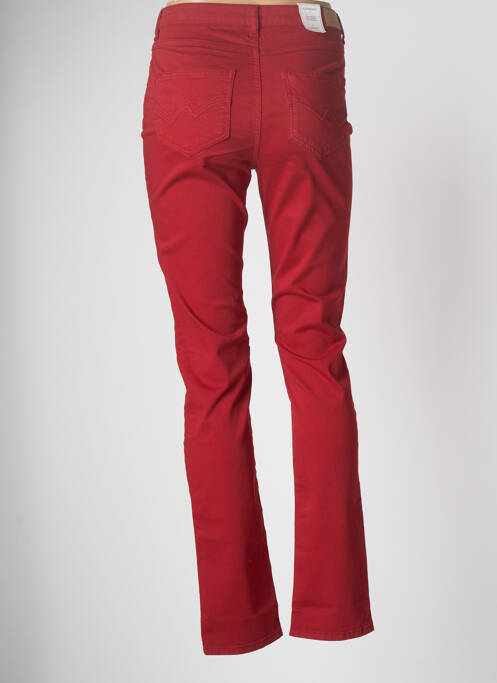 Pantalon slim roșu KANOPE femeie