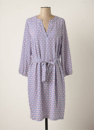 Rochie midi albastru SIGNE NATURE femeie