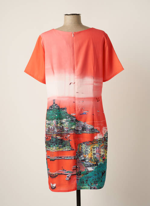 Rochie midi portocaliu ESQUALO femeie