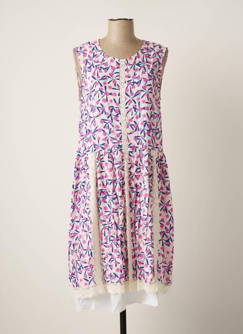 Rochie midi roz CRISTINA GAVIOLI femeie