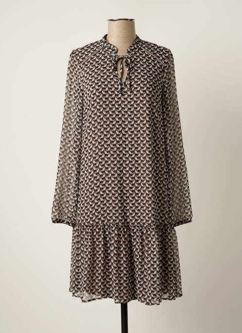 Rochie scurtă gri LE COMTE femeie