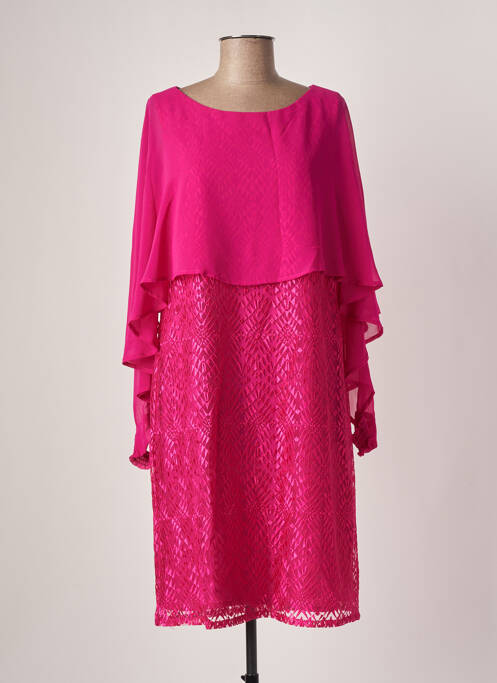 Rochie midi roz ANDAMIO femeie