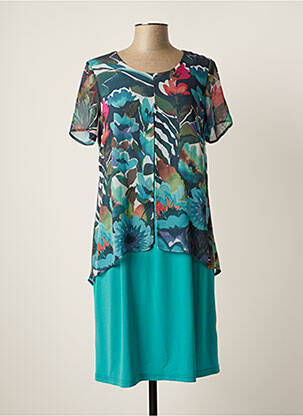 Rochie midi albastru FRANCE RIVOIRE femeie