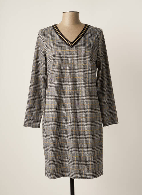 Rochie midi gri MERI & ESCA femeie