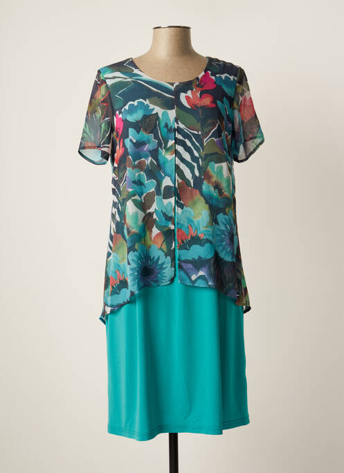 Rochie midi albastru FRANCE RIVOIRE femeie