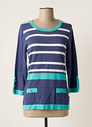 Pulover albastru MARBLE femeie