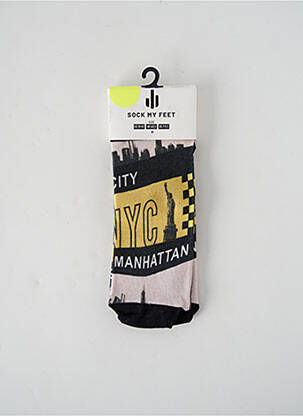 Șosete galben SOCK MY FEET bărbat
