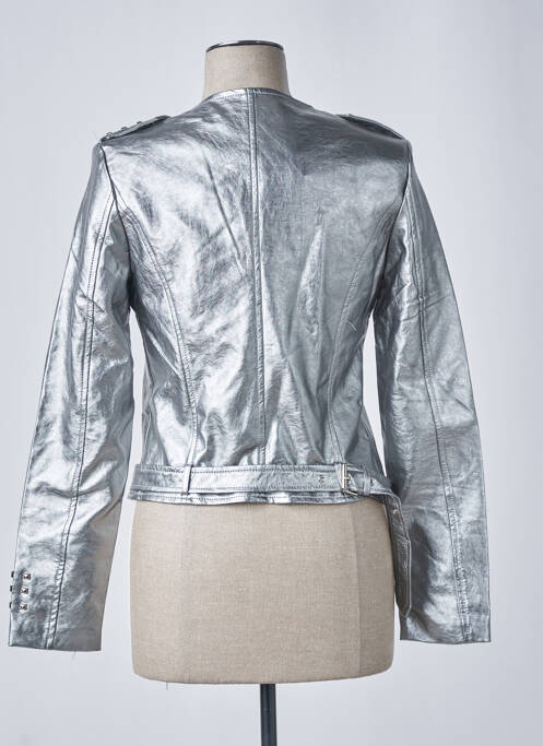 Geci din piele ecologică gri SOFTY femeie