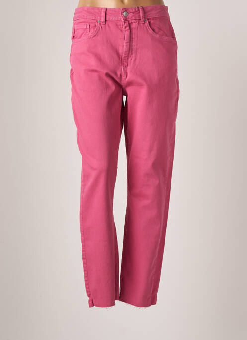 Blugi cu croială dreaptă roz B.YOUNG femeie
