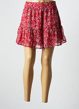 Fustă scurtă roșu ONLY femeie