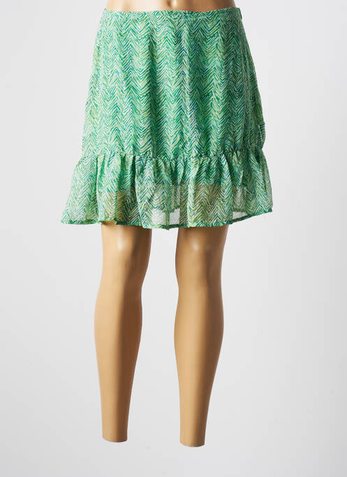 Fustă scurtă verde ONLY femeie