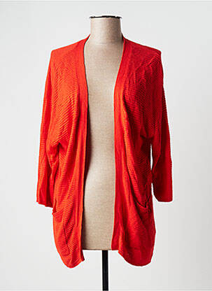 Vestă cu mâneci lungi portocaliu ICHI femeie