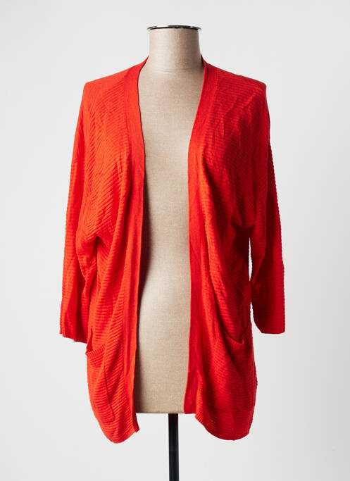 Vestă cu mâneci lungi portocaliu ICHI femeie