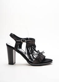 Sandale/pantofi decupați tip de talpă amortizantă toc de 7 la 9 cm negru MYMA femeie