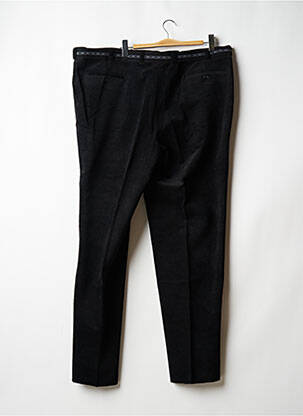 Pantalon slim închidere cu fermoar sub clapetă cu nasturi mărime normală negru MURK bărbat