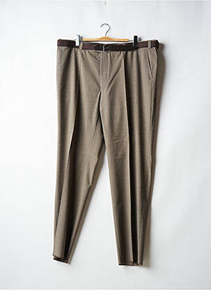 Pantalon slim țesătură melanj mărime normală gri MURK bărbat